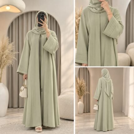 Sage Elegance Abaya | Pehchaan